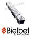 Лоток Bielbet водовідвідний пластиковий  з решіткою сталевою оцинкованою щілинною А15, фото 3