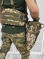 Тактическая сумка для сброса falcon пиксель, военная навесная брезентная сумка для сброса фиксация липучкой
