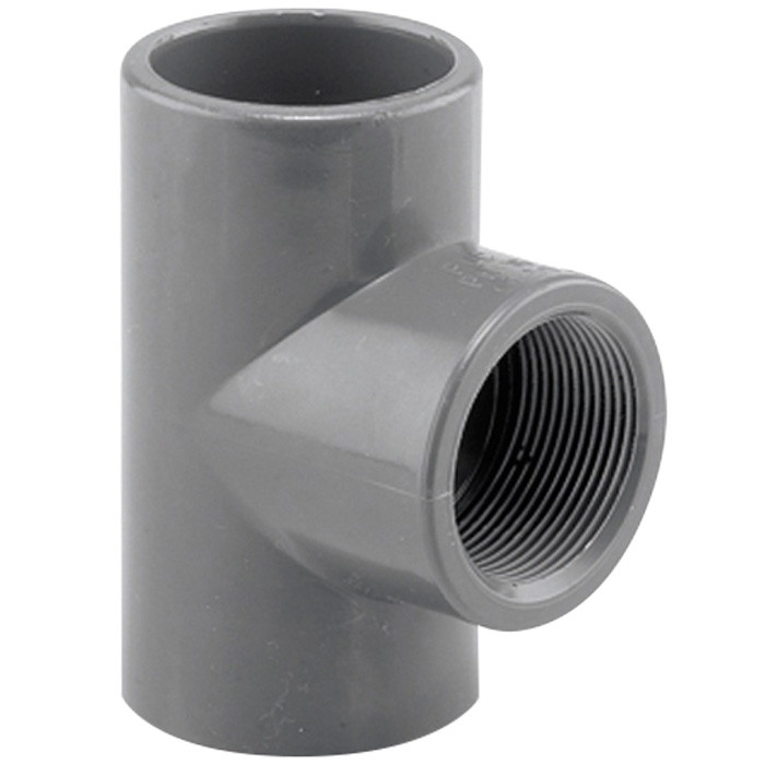 Трійник перехідний 90° ПВХ Hidroten 1002227, BP, d75 мм, 2 1/2"