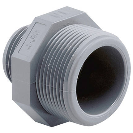 Ніпель перехідний ПВХ Hidroten 1002459, НР-НР, d2"-1 1/4", фото 1