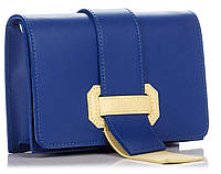 Клатч женский кожаный Genuine Leather в синем цвете сумочка женская синяя Shoper Клатч шкіряний жіночий