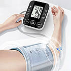 Автоматичний цифровий тонометр з дисплеєм, від батарейок та USB, BR-510 / Апарат для вимірювання тиску, фото 2