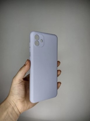 Чохол силіконовий для Samsung A04 (A045) 2022 Silicone Case Full (Бузковий)