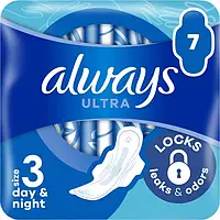 Гігієнічні прокладки ОЛВЕЙС нічні Always Ultra Day-Night (7шт) 6 крапель