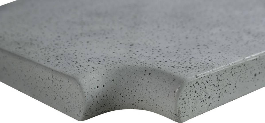 Кутовий копінговий камінь Aquazone Tuff 250x300x50-25 мм, сірий (пористий), фото 2
