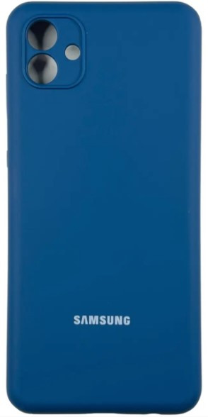 Чохол силіконовий для Samsung A04 (A045) 2022 Silicone Case Full (Темно-синій)