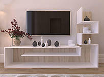 Меблева стінка універсальна UNIKA Дуб Сонома/Білий