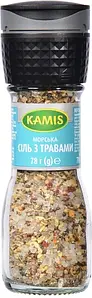 Морська сіль з травами Kamis 78 г в млинку