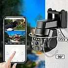 Уличная камера видеонаблюдения с WiFi и подсветкой, Q 812 / WiFi камера с зумом / Видеокамера