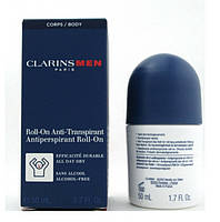 Шариковый антиперспирант Clarins Men Antiperspirant Roll-On 50 мл