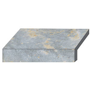 Бортова Г-подібна плитка Aquaviva Loft Blue, 600x345x50(20) мм