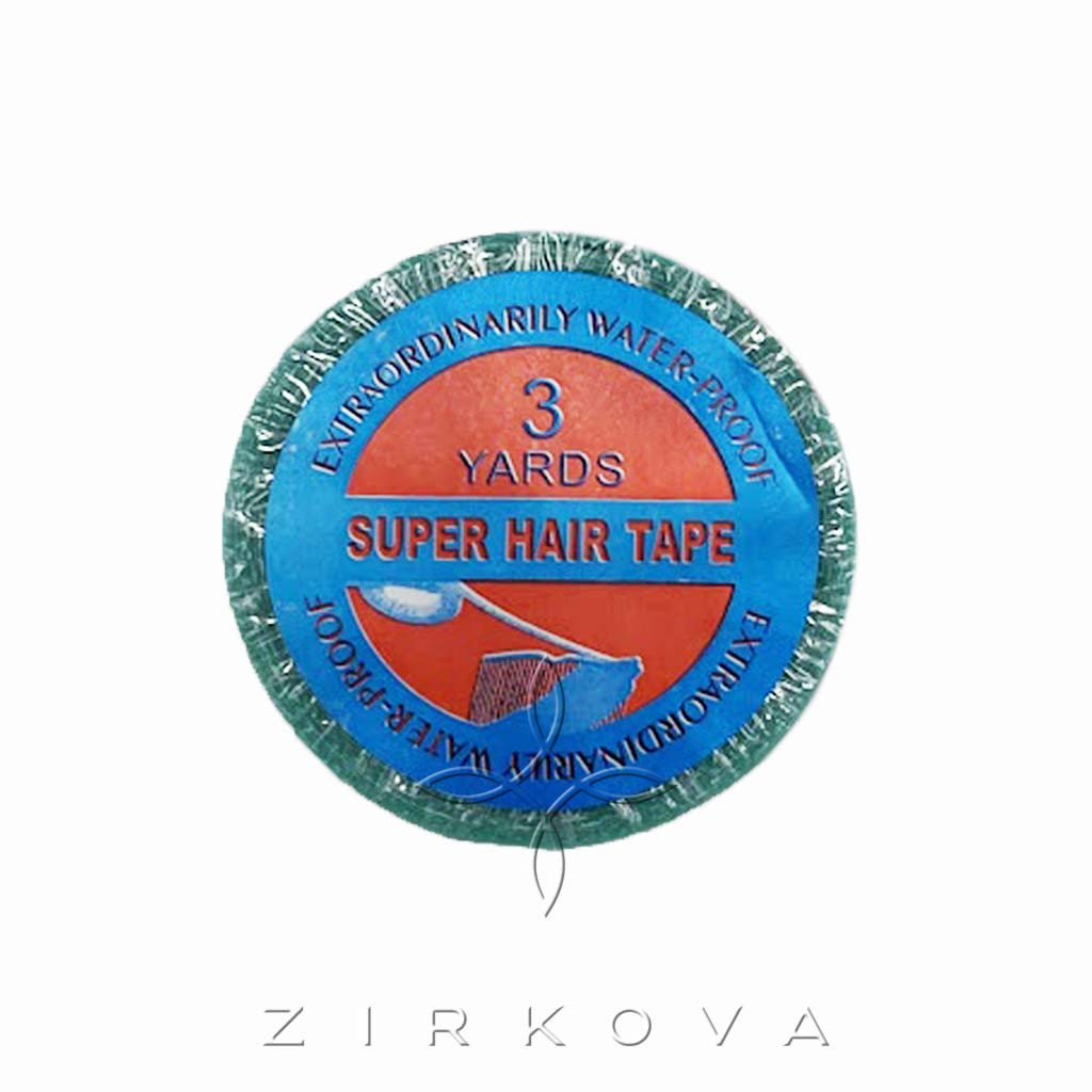 Лента для Наращивания Волос Двухсторонняя Cиняя Super Hair Tape Waterproof 2,7 м - фото 3 - id-p172693414