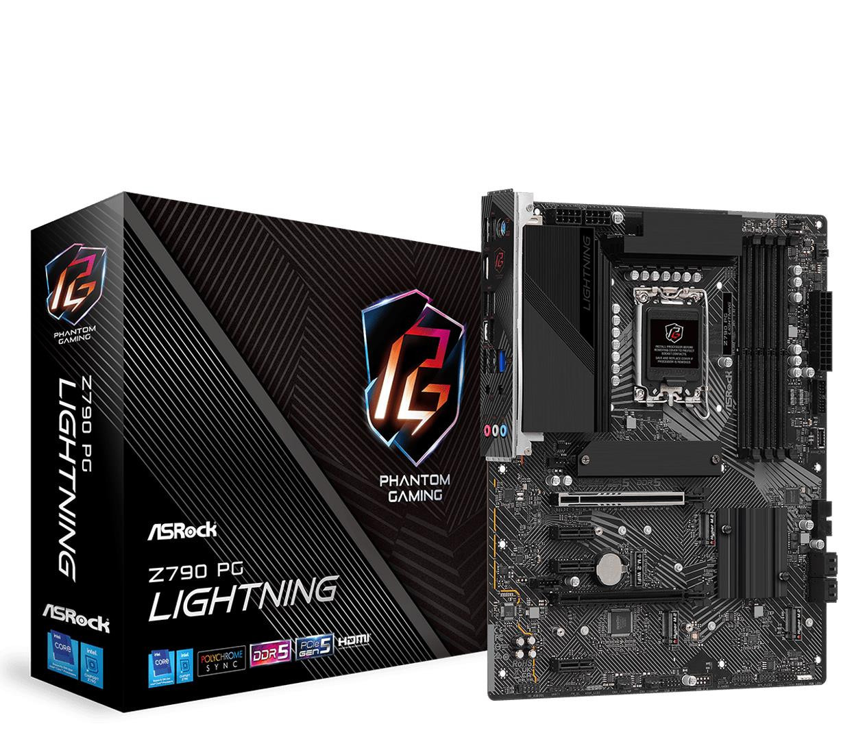 Материнська плата ASRock Z790 PG Lightning, фото 1