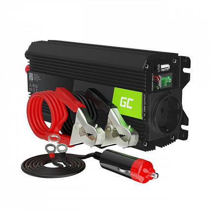 Перетворювач DC-AC Green Cell PRO INVGC03 12V/230V 500W/1000W