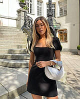 Стильное модное однотонное женское платье в стиле Zara с открытой спиной; белый, черный и розовый цвет Черный,