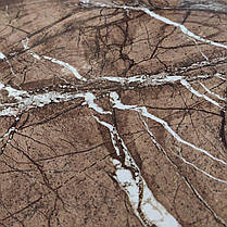 Декоративна ПВХ плита коричневий мармур 600*600*3mm (S) SW-00001622, фото 4