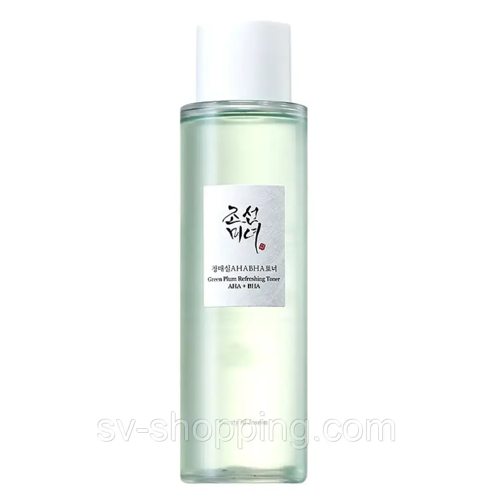 Тонер для обличчя відлущуючий з кислотами Beauty Of Joseon Green Plum Refreshing Toner AHA+BHA 150 ml
