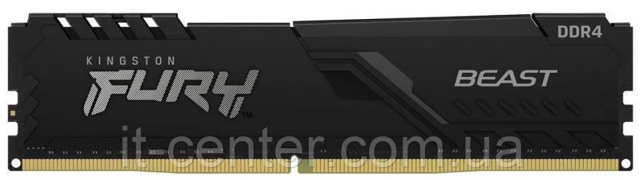 Оперативна пам'ять Kingston FURY (ex. HyperX) Beast Black DDR4 1x16GB (KF432C16BB/16)