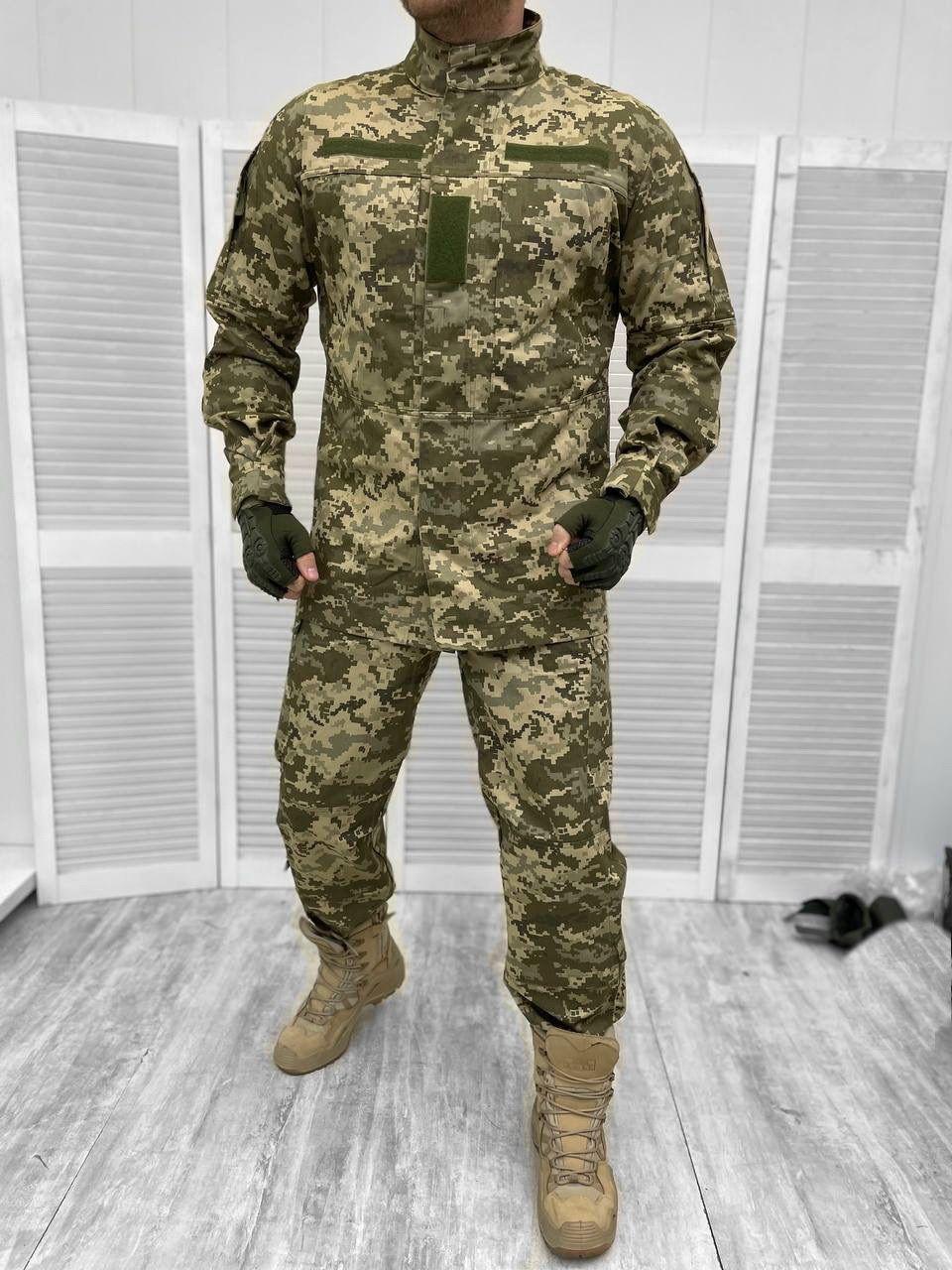 Тактический армейский костюм грета пиксель colpire ГОСТ установкой для военных ЗСУ 52 - фото 1 - id-p2191129744