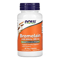 Бромелайн NOW Bromelain 500 mg (60 вега-капс)