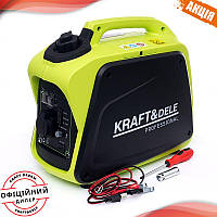 Генератор інверторний KRAFT&DELE KD680 1.8 кВт - 1.5 кВт / 12V , 230V/16A / 4-тактний Kraft