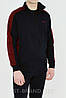 M,L,XL,2XL. Зручний та практичний чоловічий спортивний костюм ST-BRAND / Трикотаж двунитка - чорний з бордовим, фото 5