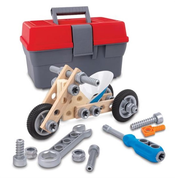 Конструктор Мотоцикл 34 деталі Hape E3037