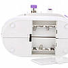 Портативна швейна машинка Mini Sewing SM202A / Швейна машинка для дому / Міні швейна машинка, фото 4