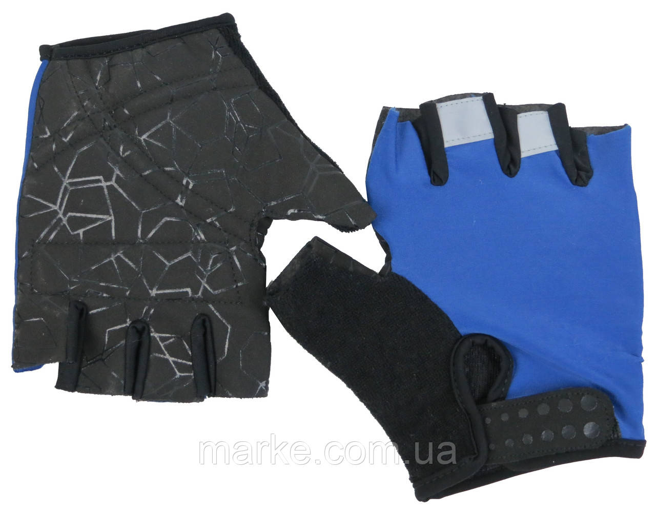 Рукавиці для заняття спортом, велорукавички Crivit сині (mrk)