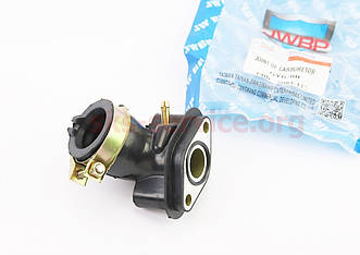 Патрубок карбюратора на 4T GY6-50, GY6-80 китайський скутер (колектор) перехідник 139QMB JWBP