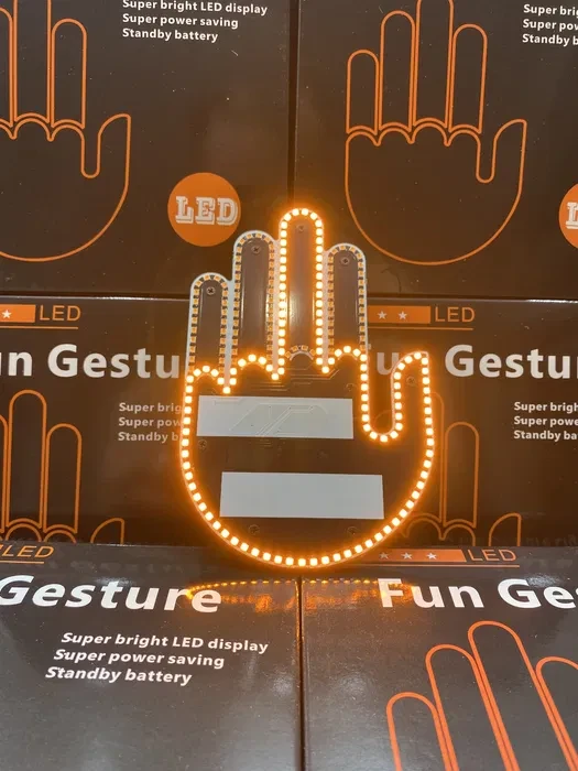 Светодиодная рука LED лампа с жестами для авто Hand Light c пультом управления pro - фото 7 - id-p2191166408
