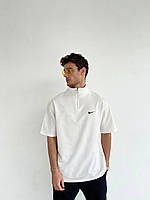 Мужская тенниска белая футболка айк оверсайз N - white Shoper Теніска чоловіча біла футболка айк оверсайз N -