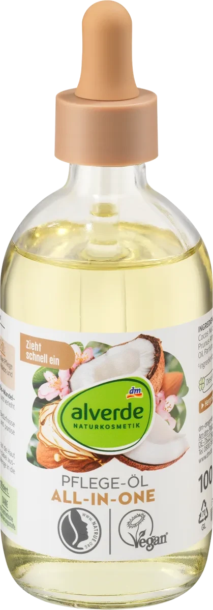 Універсальна олія для шкіри Alverde NATURKOSMETIK Pflegeöl All-in-One, 100 мл