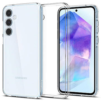 Чохол Spigen для Samsung Galaxy A55 5G - Ultra Hybrid, Crystal Clear (ACS07528)