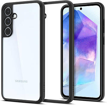 Чохол Spigen для Samsung Galaxy A55 5G - Ultra Hybrid, Black (ACS07529)