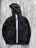 Вітрівка чоловіча чорна Arcteryx, фото 3