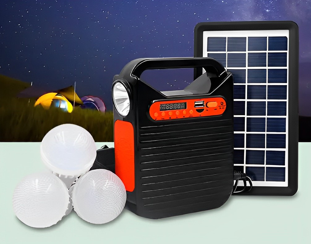 "SolarBeacon: Фонарь-Power Bank-радио-Bluetooth с Солнечной Панелью и 3 Лампочками" - фото 5 - id-p2191178729