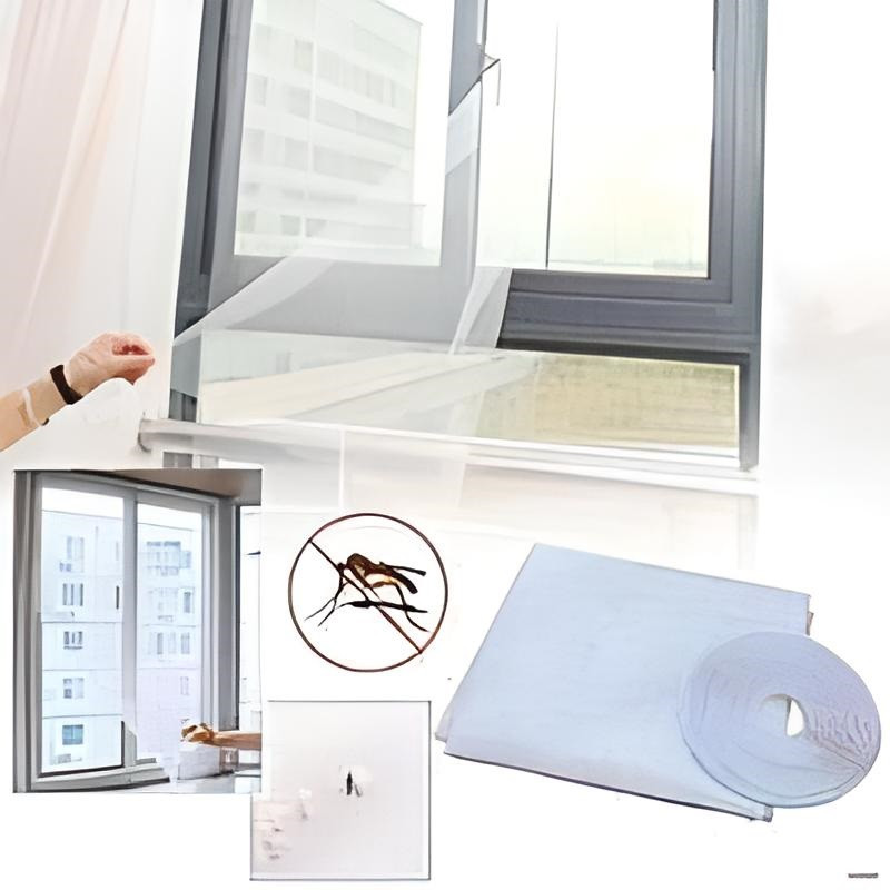 Антимоскитная сетка на окно MAGNETIC 150х180 см NO9213: Защита от насекомых без лишних хлопот - Пусть воздух - фото 1 - id-p2191178740