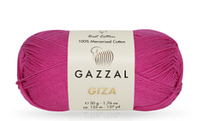 Нитки пряжа для вязания хлопковая GIZA Гиза № 2469 - розовый