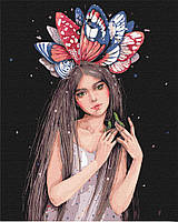 Картина по номерам "Краски бабочек ©lesya_nedzelska_art Идейка 40х50 см Shoper Картина за номерами "Фарби