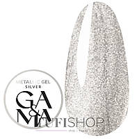 Гель-фарба GA&MA Metallic gel Silver 5 г (7702590)