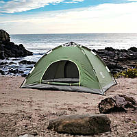 Палатка Автоматическая 4-х Местная Зеленая, Размер 2x2 м - Комфорт и Надежность на Природе
