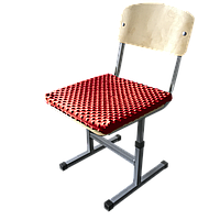 Мягкая подушка 38×38 для школьника| индивидуальный пошив чехлы на стулья Красный