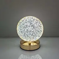 Настольная Лампа с Кристаллами и Бриллиантами Creatice Table Lamp, Мощностью 19,4 Вт - Стильное Освещение с