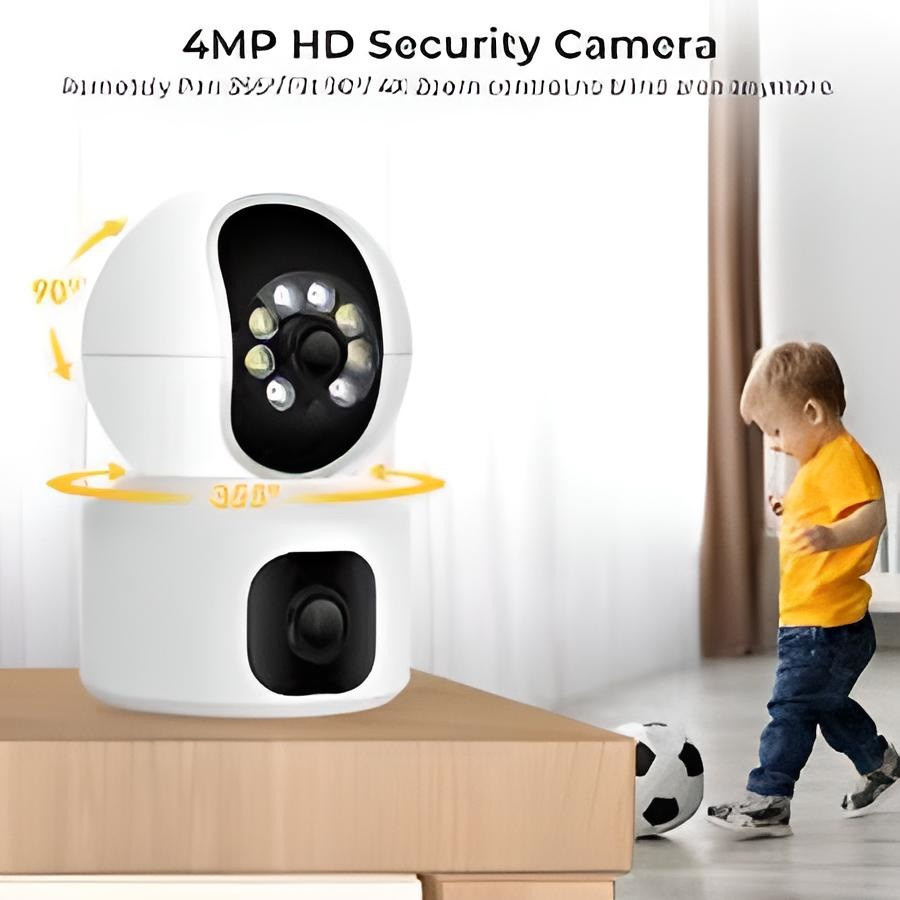 "TwinEye WiFi Home Camera: домашняя камера видеонаблюдения с двумя объективами и поддержкой WIFI, модель - фото 1 - id-p2191178904