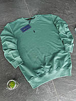 Стильная мужская кофта "Polo Ralph Lauren" (Зеленая), качественный мужской свитшот