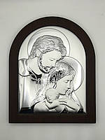 Срібна ікона "Свята Родина" (130х110мм.)