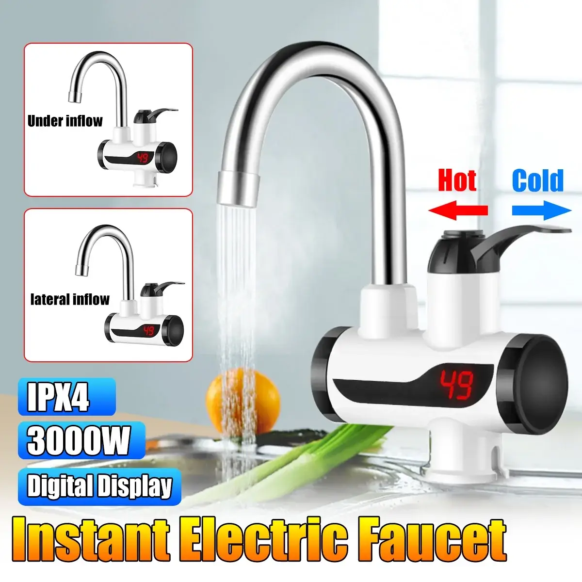 "Умный Контроль Температуры: Instant Electric Heating Water FT-003 для Быстрого Горячего Водоснабжения" - фото 9 - id-p2191180235