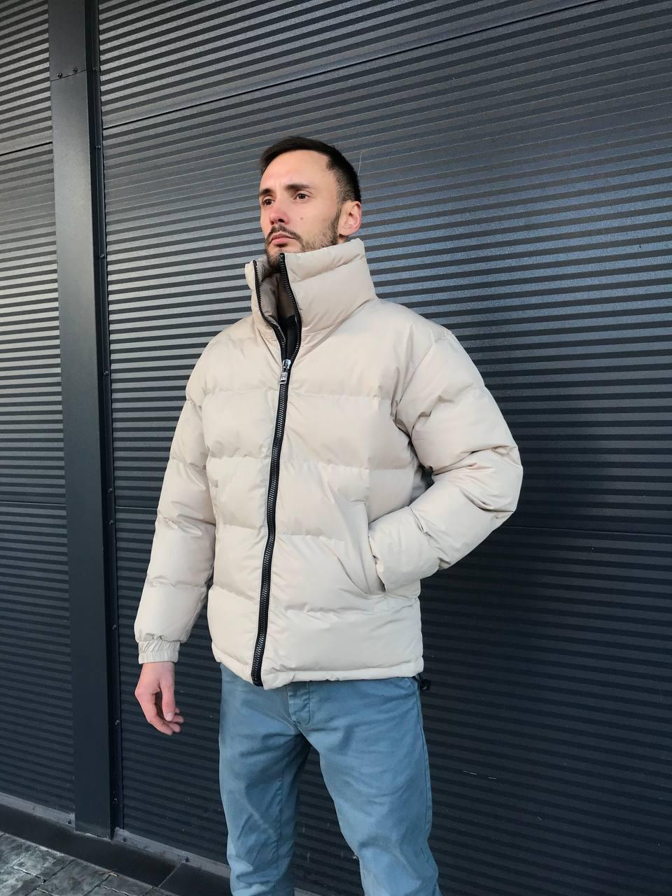 Бежева курточка для чоловіка куртка зимова курточка на зиму для чоловіка Shoper