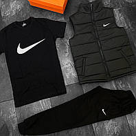 Новый Качественный Комплект 3в1 Nike Спортивный Костюм Найк Брендовый Хит